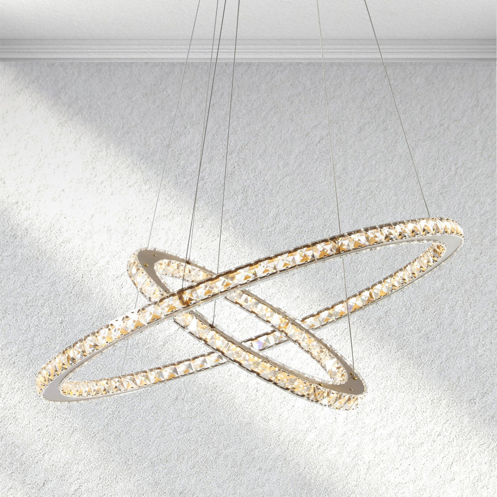 halohomeset Lumevia 2-Round Chandelier