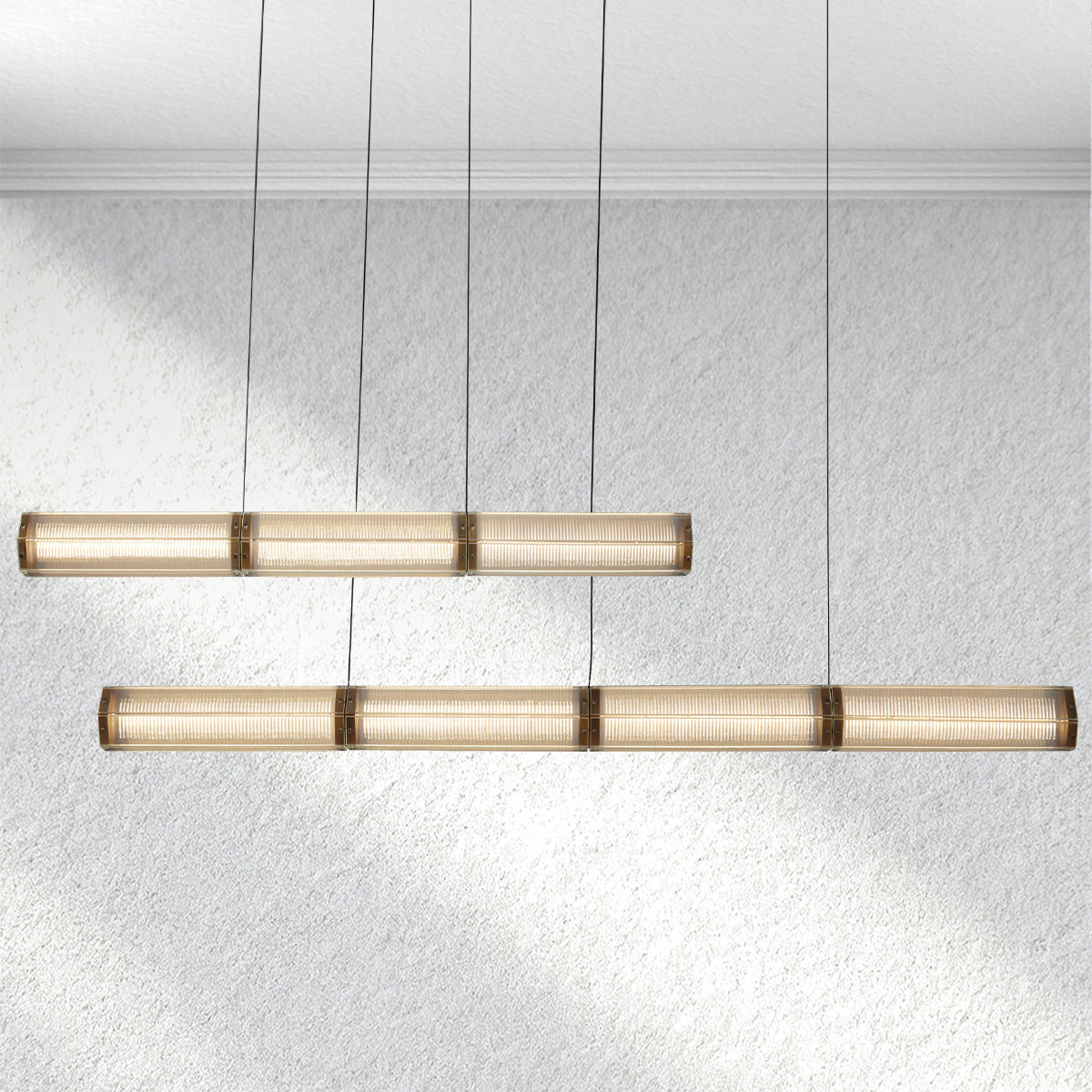 halohomeset Sunleaf Linear Chandelier