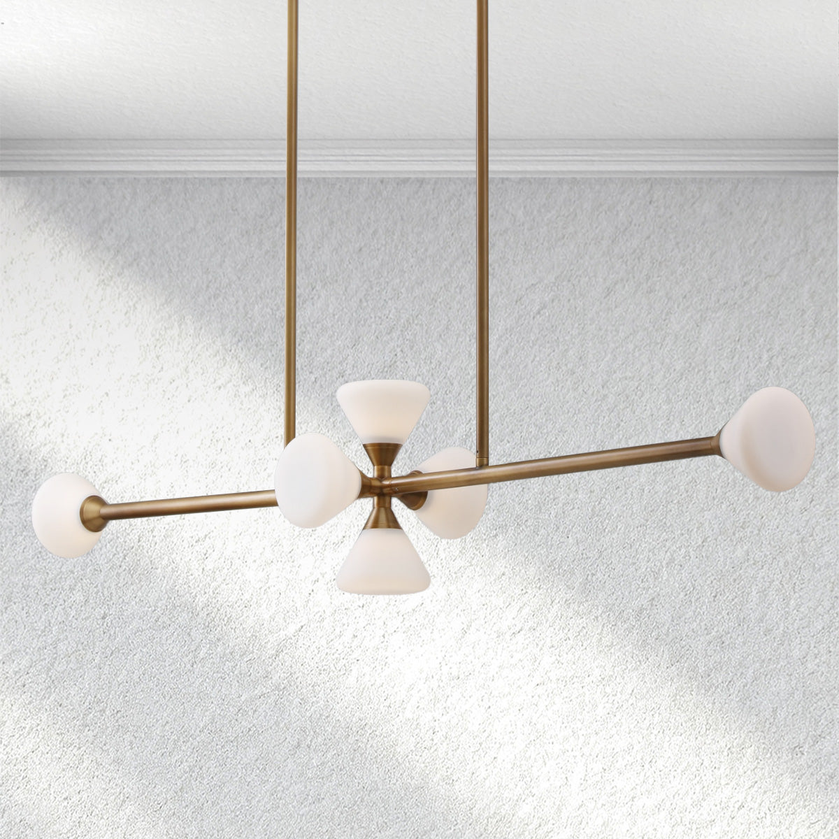 halohomeset Opaline Linear Chandelier