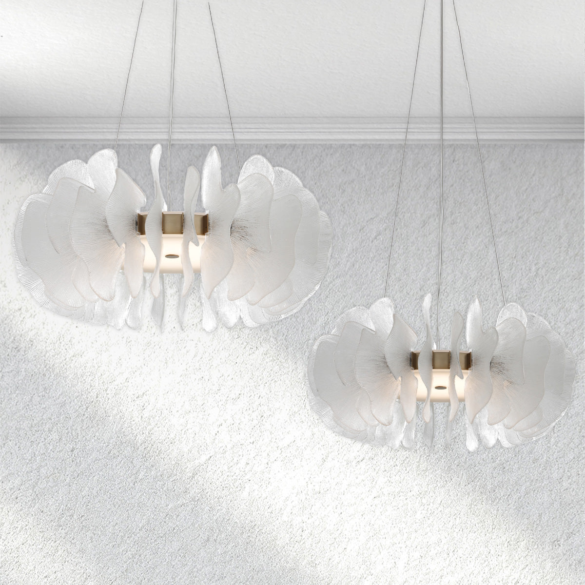halohomeset Jellyfish Round Chandelier