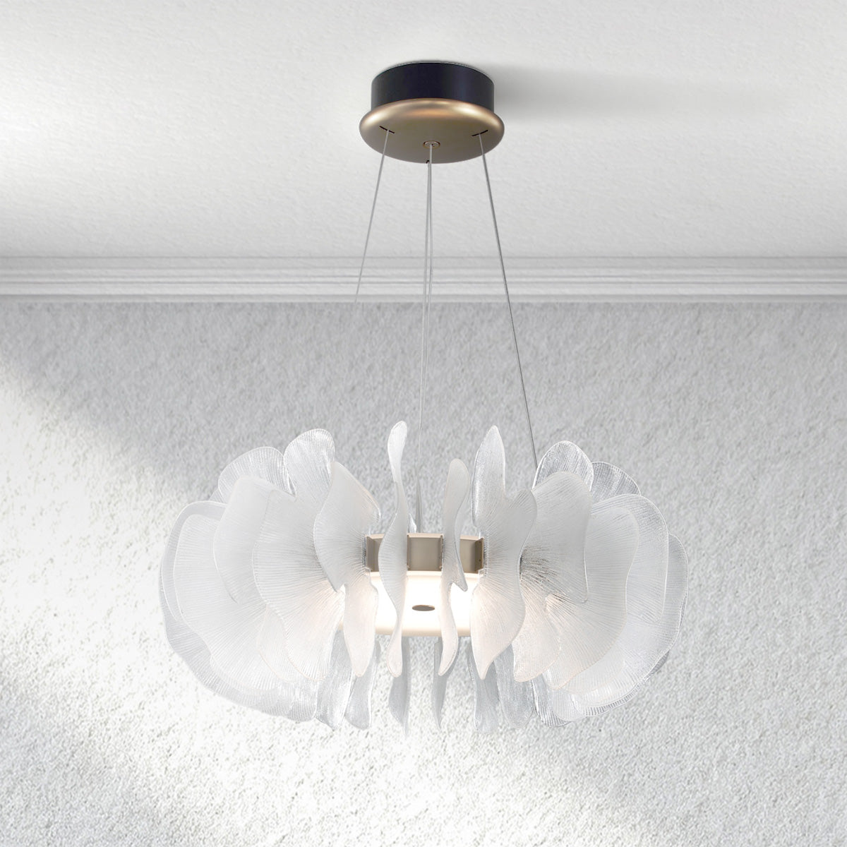 halohomeset Jellyfish Round Chandelier