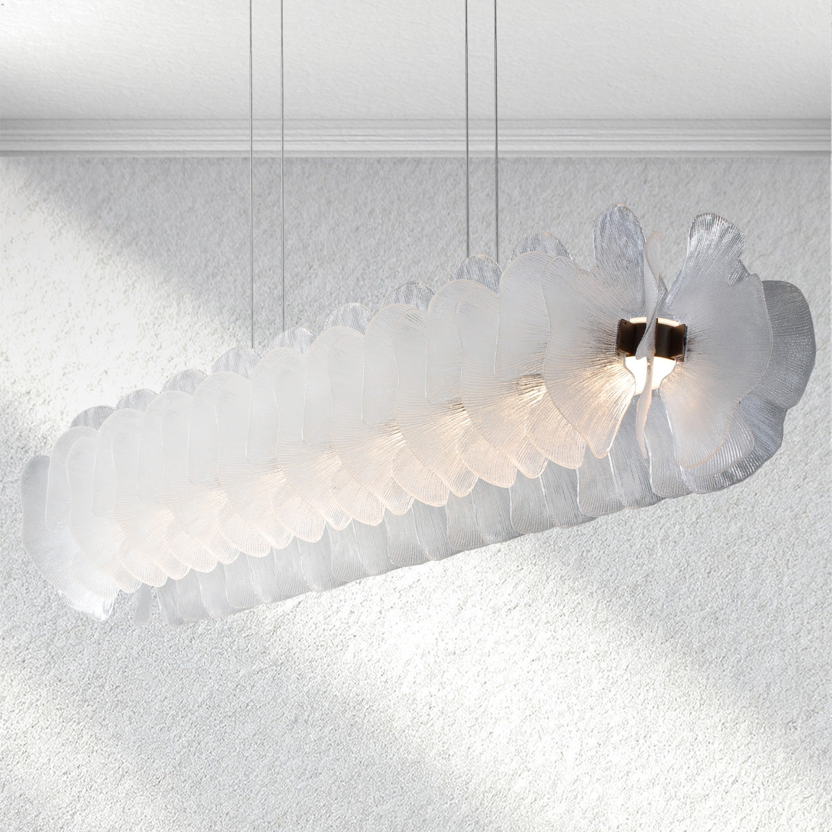 halohomeset Jellyfish Rectangular Chandelier