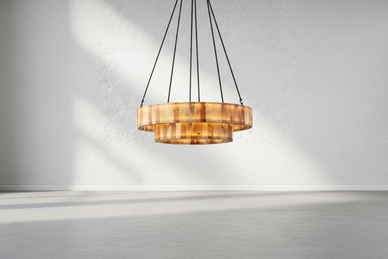 极简空间-圆形吊灯