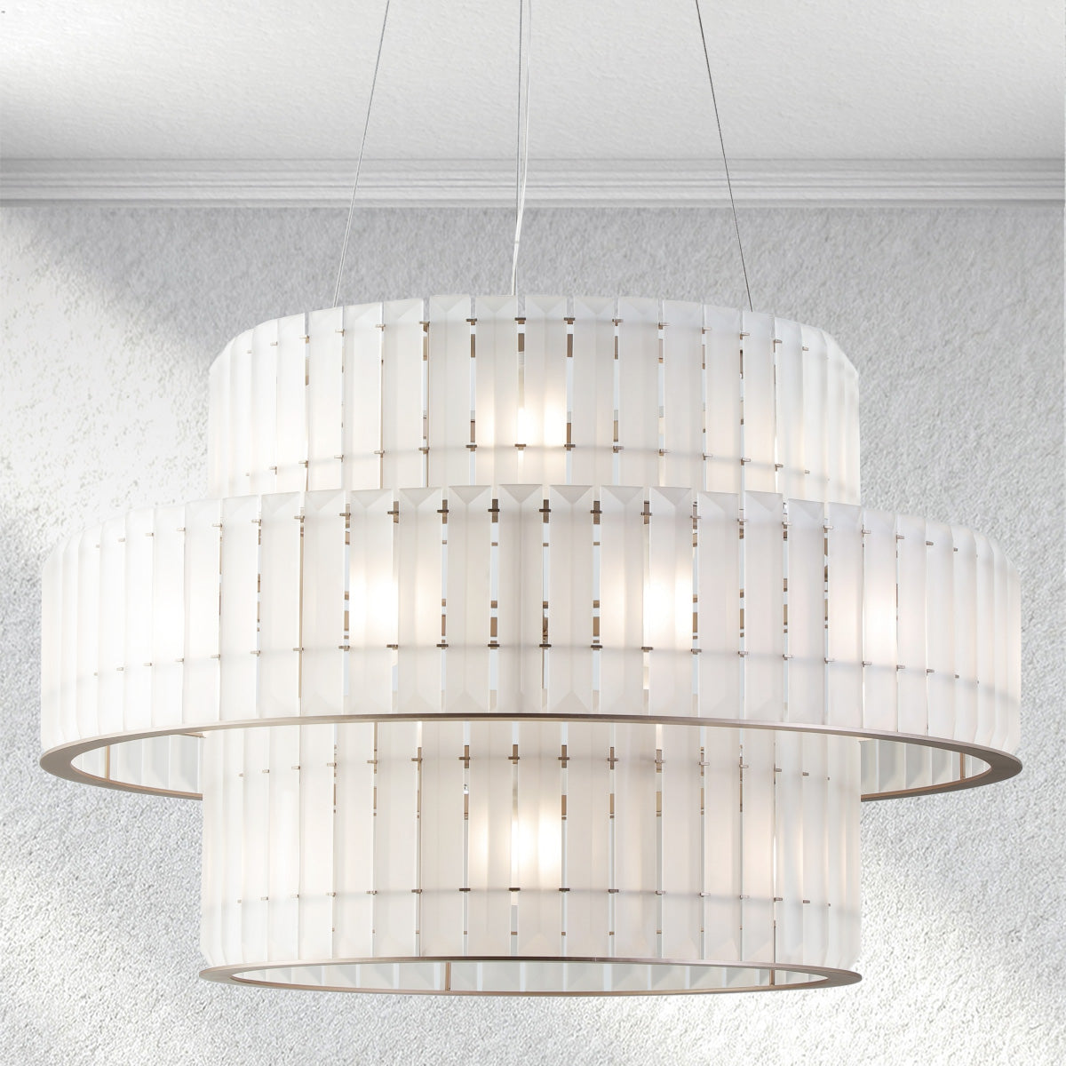 halohomeset Parallel Round Chandelier