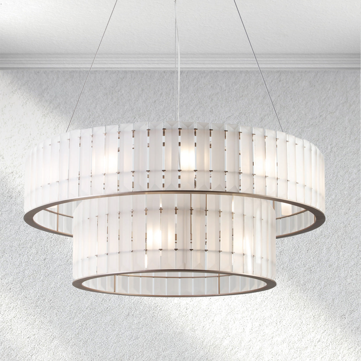 halohomeset Parallel Round Chandelier