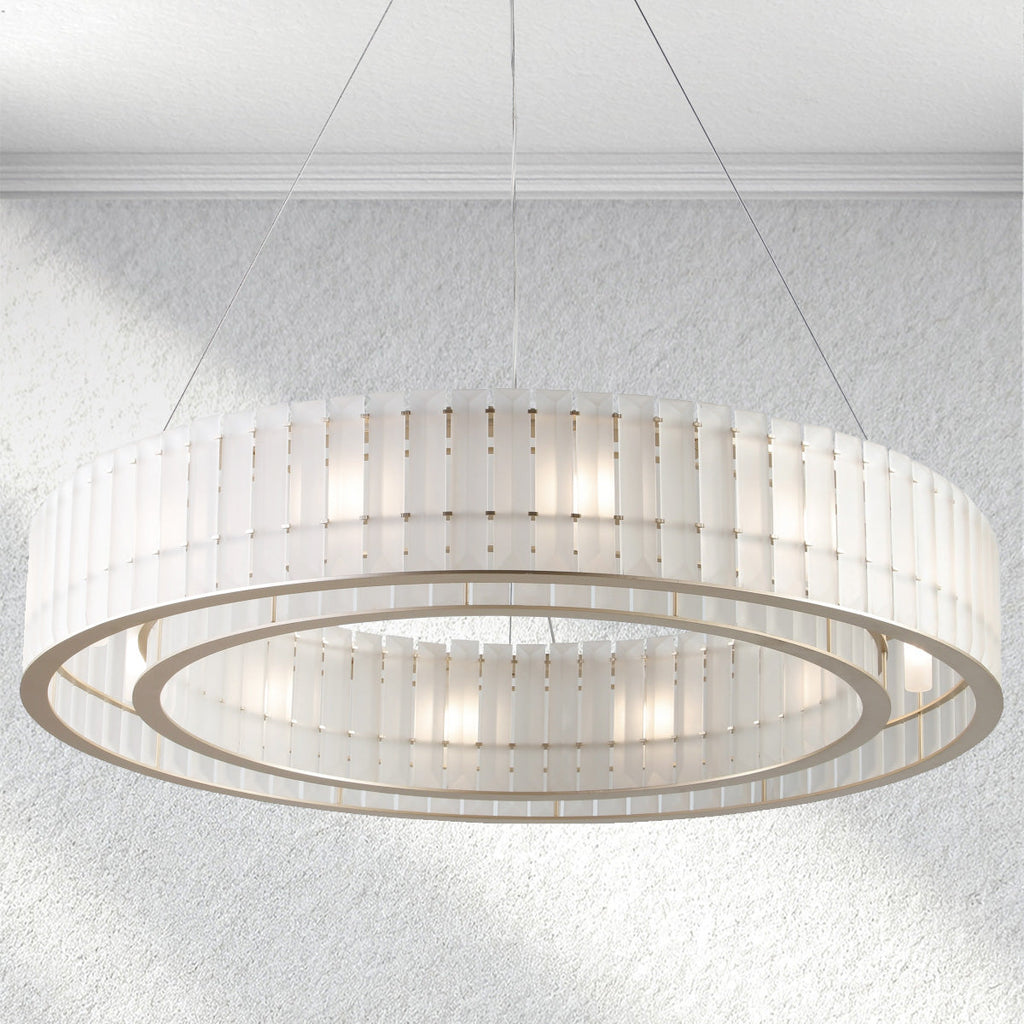 halohomeset Parallel Round Chandelier