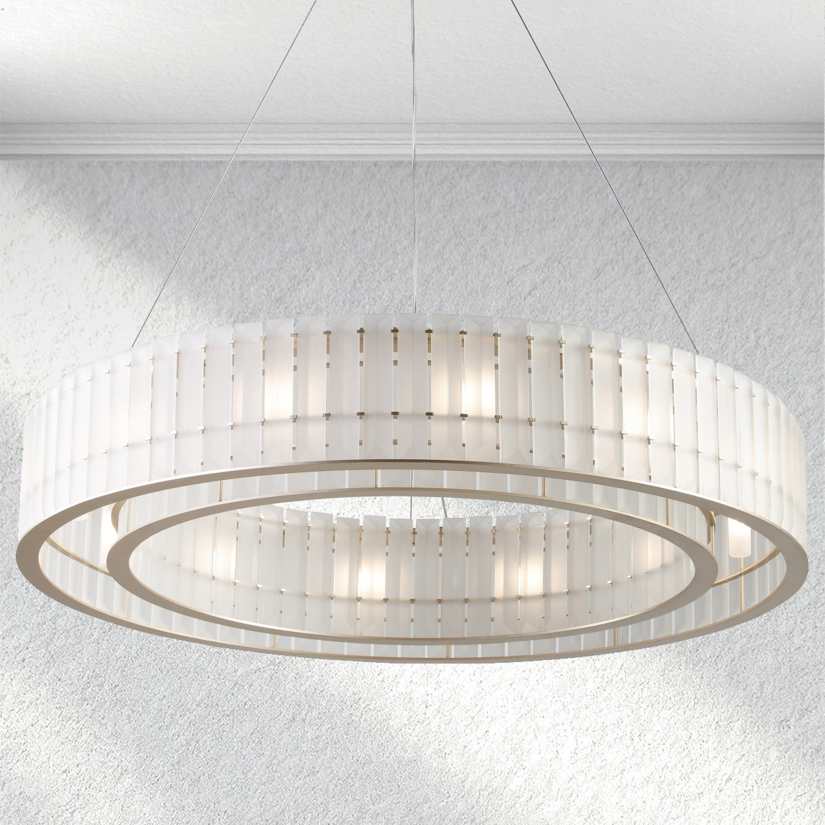 halohomeset Parallel Round Chandelier