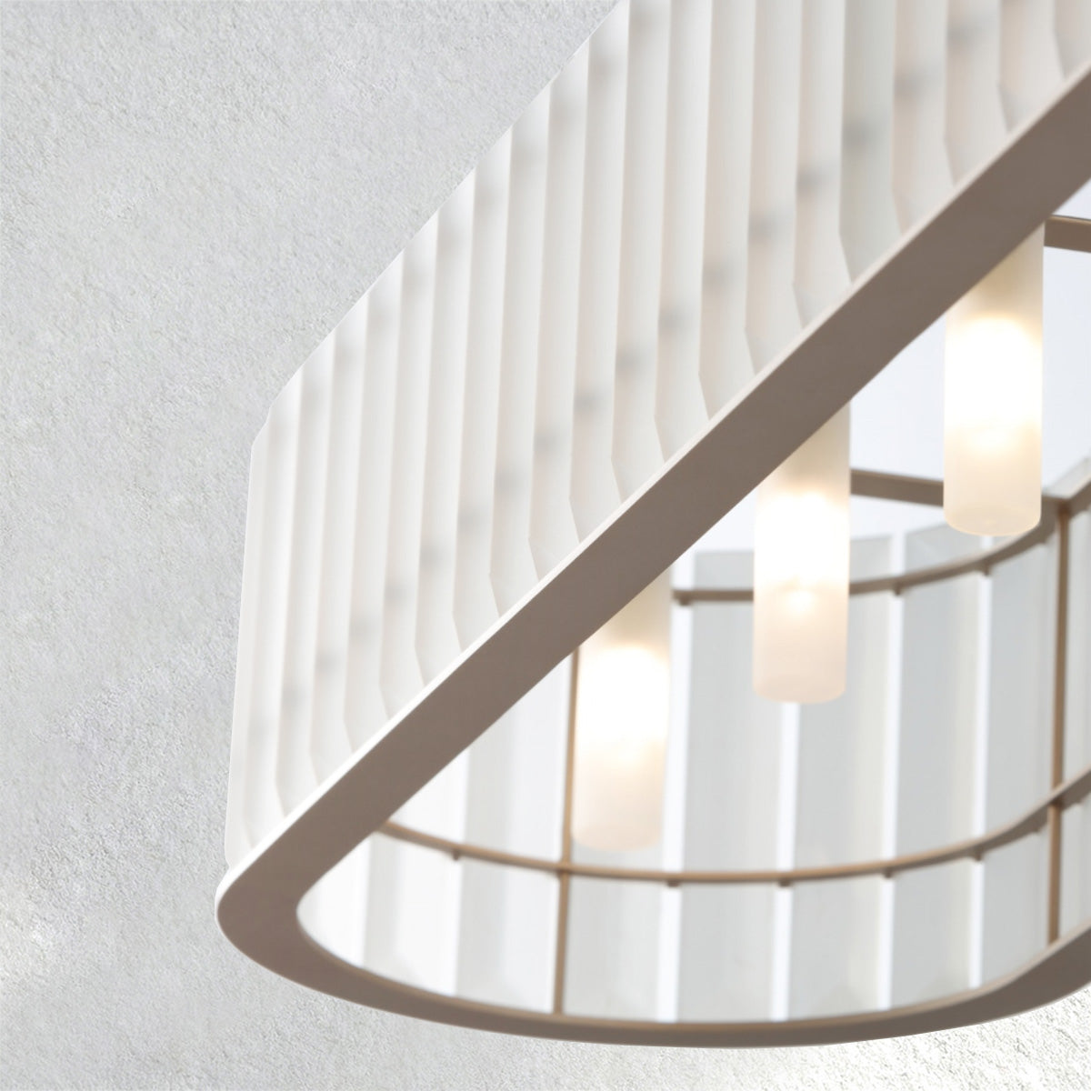 halohomeset Parallel Rectangular Chandelier